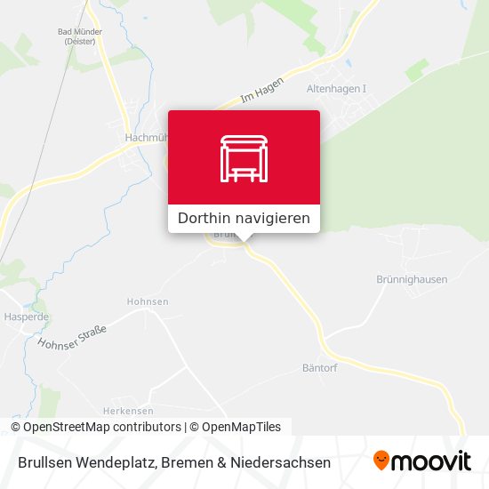 Brullsen Wendeplatz Karte