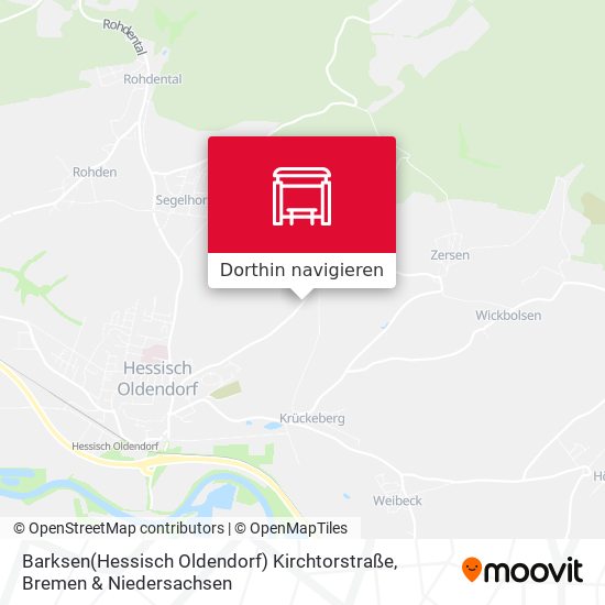Barksen(Hessisch Oldendorf) Kirchtorstraße Karte