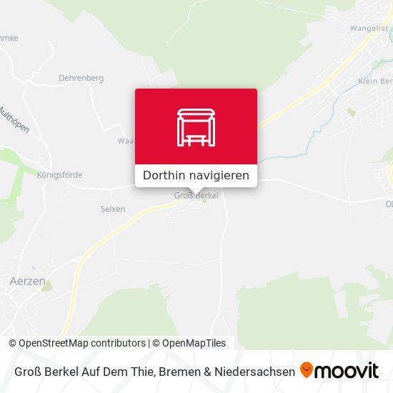 Groß Berkel Auf Dem Thie Karte