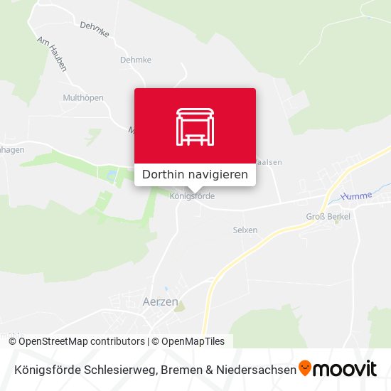 Königsförde Schlesierweg Karte