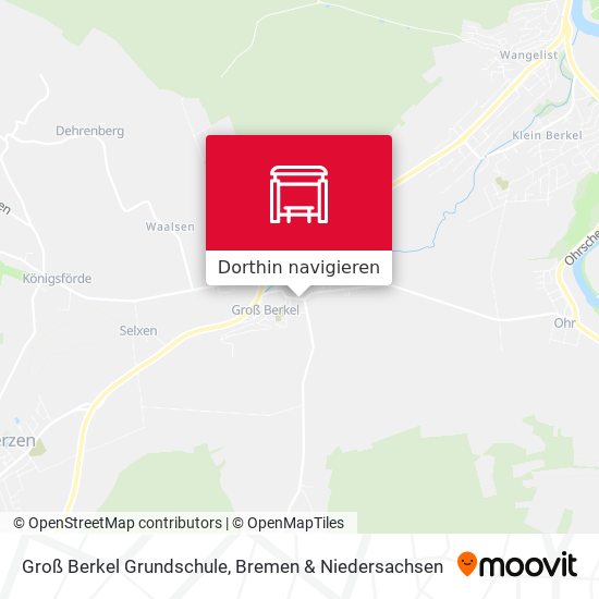 Groß Berkel Grundschule Karte