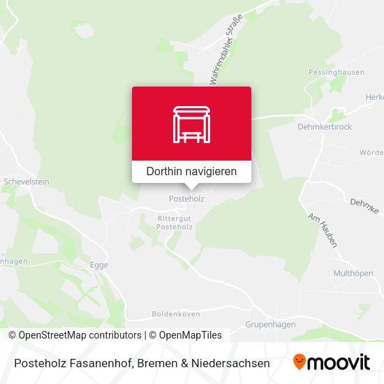 Posteholz Fasanenhof Karte