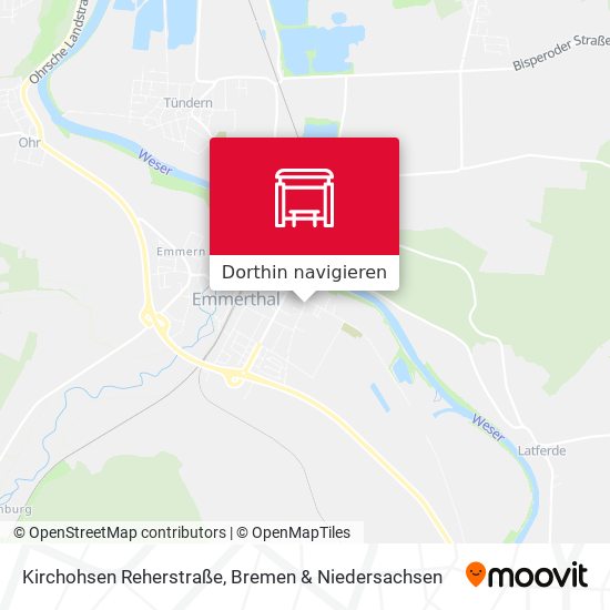 Kirchohsen Reherstraße Karte