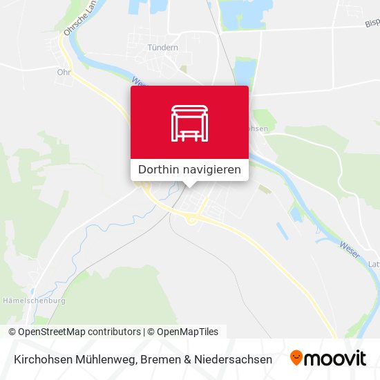 Kirchohsen Mühlenweg Karte