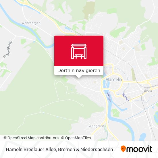 Hameln Breslauer Allee Karte