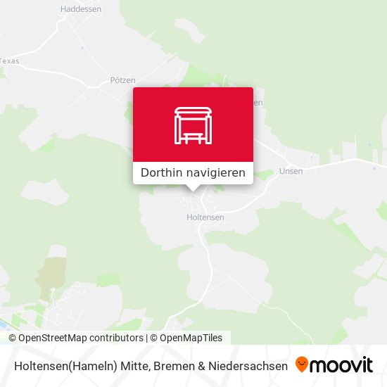 Holtensen(Hameln) Mitte Karte