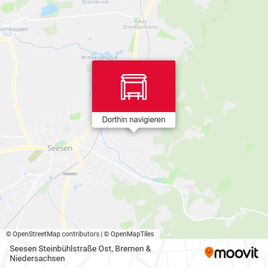 Seesen Steinbühlstraße Ost Karte