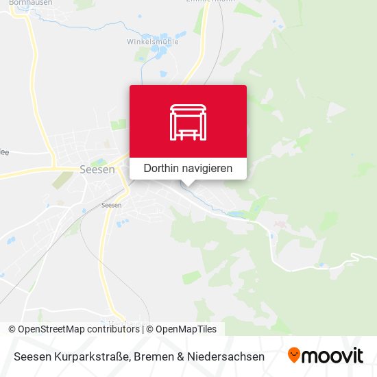 Seesen Kurparkstraße Karte