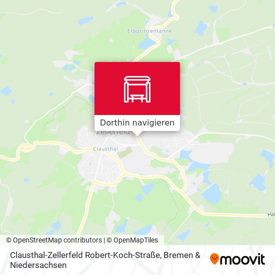 Clausthal-Zellerfeld Robert-Koch-Straße Karte