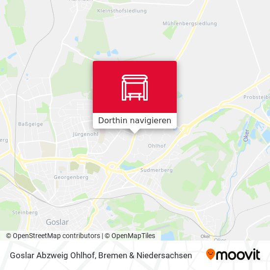 Goslar Abzweig Ohlhof Karte
