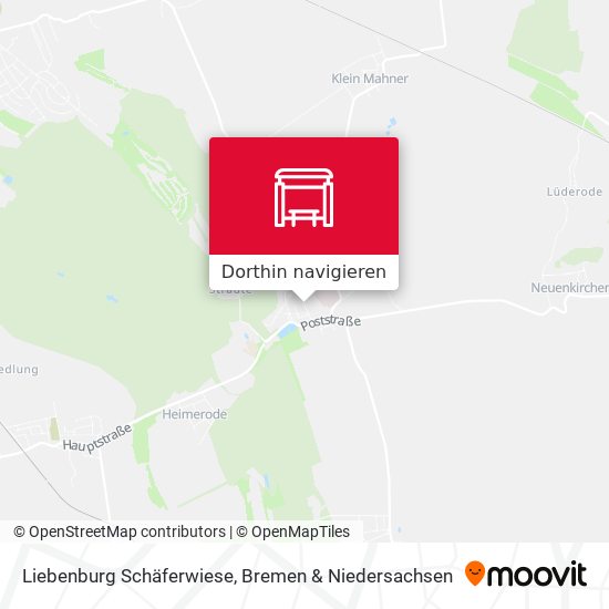 Liebenburg Schäferwiese Karte