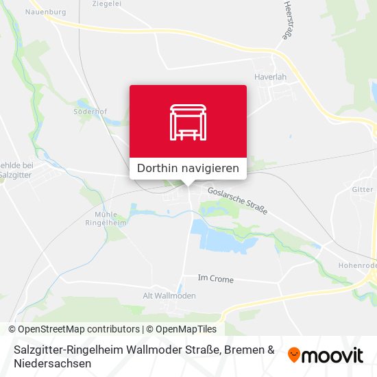 Salzgitter-Ringelheim Wallmoder Straße Karte