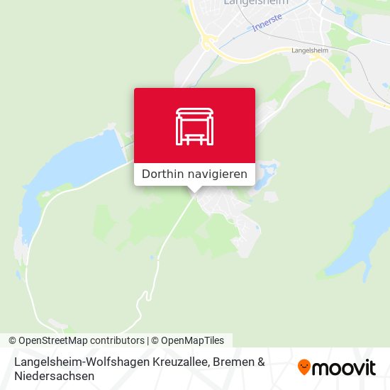 Langelsheim-Wolfshagen Kreuzallee Karte