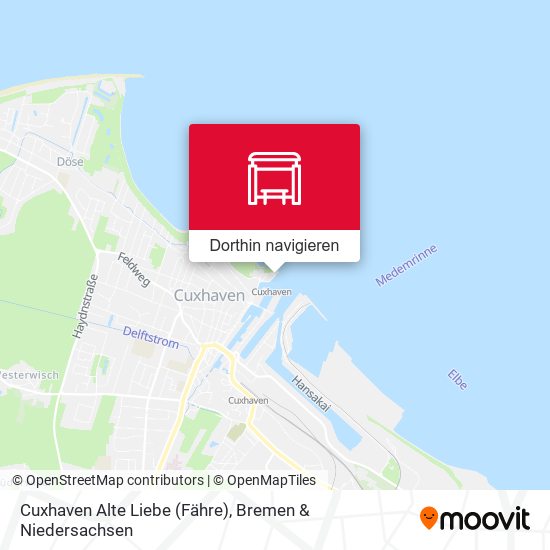 Cuxhaven Alte Liebe (Fähre) Karte