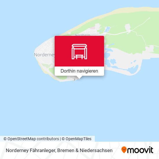 Norderney Fähranleger Karte
