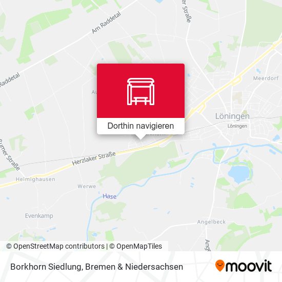 Borkhorn Siedlung Karte