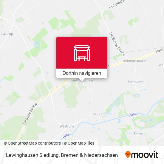 Lewinghausen Siedlung Karte