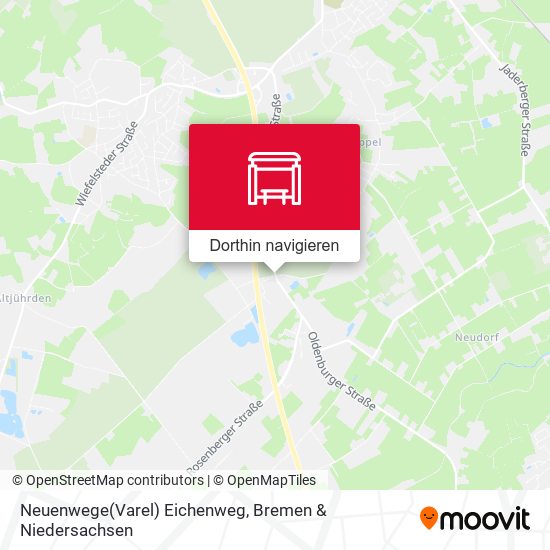 Neuenwege(Varel) Eichenweg Karte