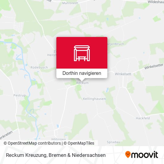 Reckum Kreuzung Karte