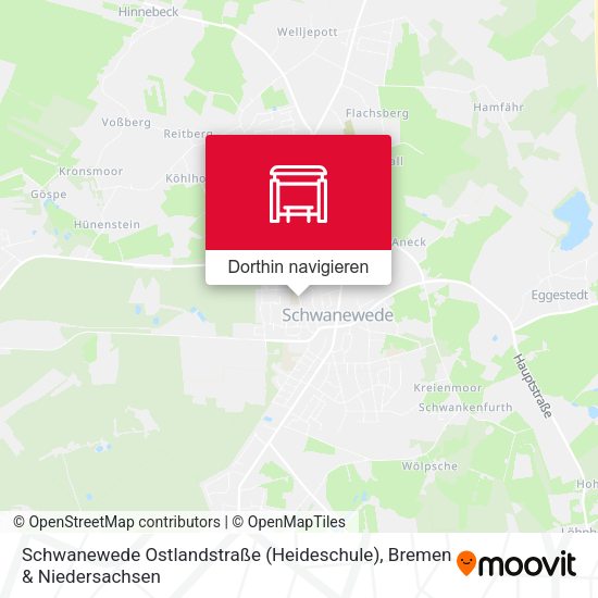 Schwanewede Ostlandstraße (Heideschule) Karte