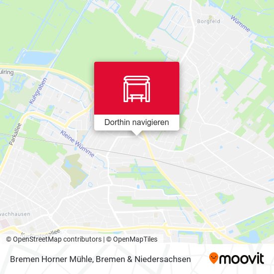 Bremen Horner Mühle Karte