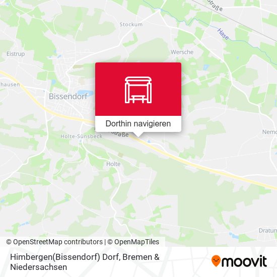 Himbergen(Bissendorf) Dorf Karte