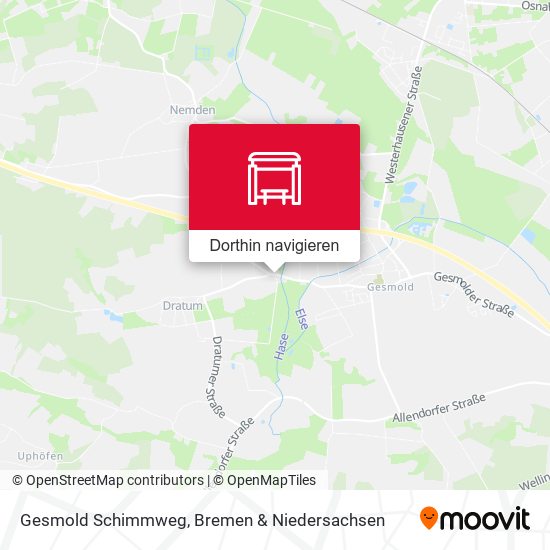 Gesmold Schimmweg Karte