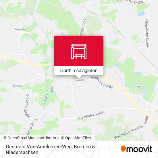 Gesmold Von-Amelunxen-Weg Karte