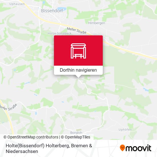 Holte(Bissendorf) Holterberg Karte