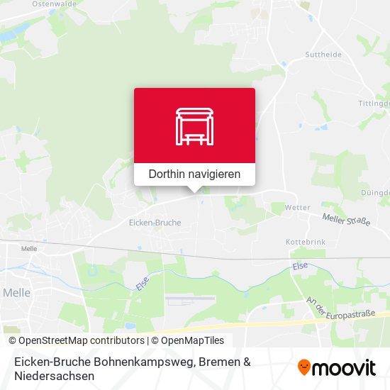 Eicken-Bruche Bohnenkampsweg Karte