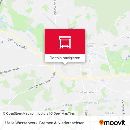 Melle Wasserwerk Karte