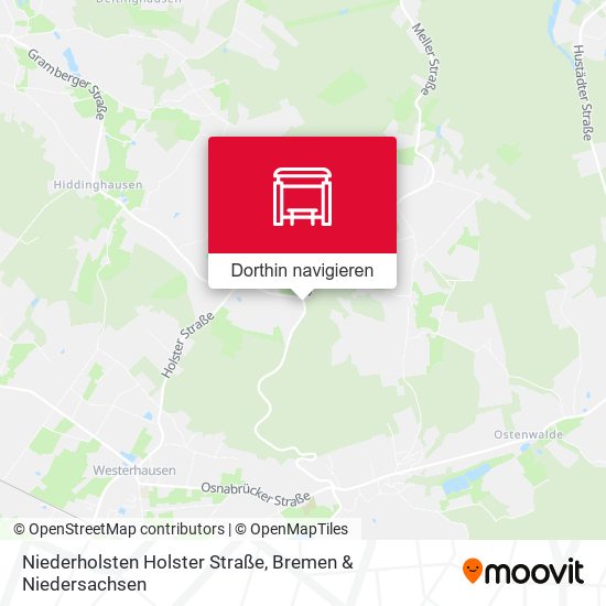 Niederholsten Holster Straße Karte