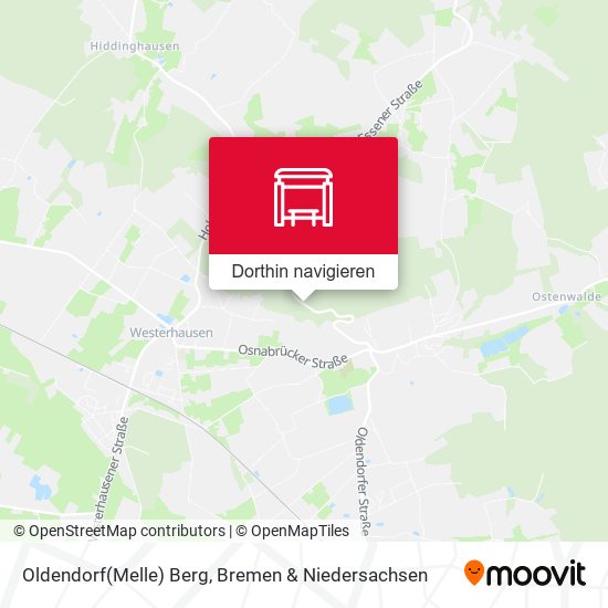 Oldendorf(Melle) Berg Karte