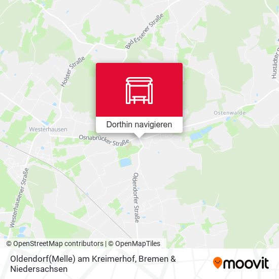 Oldendorf(Melle) am Kreimerhof Karte