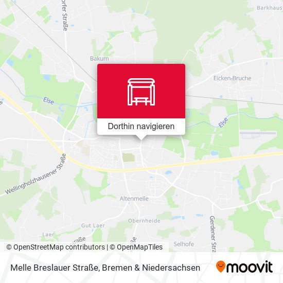 Melle Breslauer Straße Karte