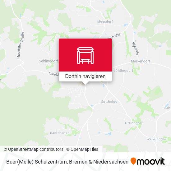 Buer(Melle) Schulzentrum Karte