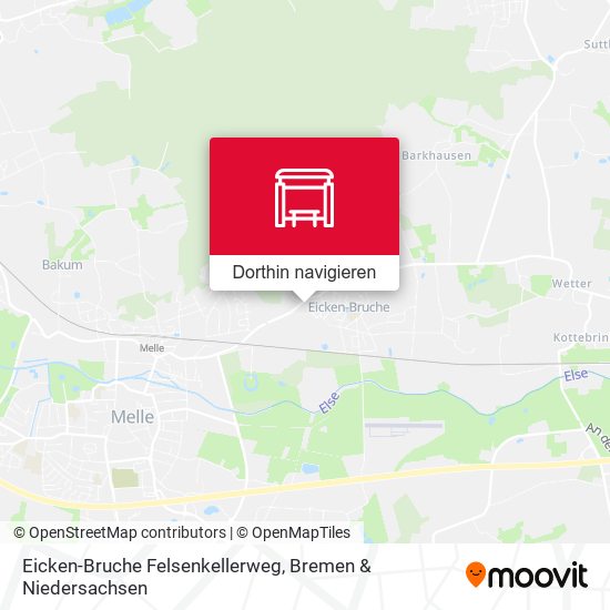 Eicken-Bruche Felsenkellerweg Karte