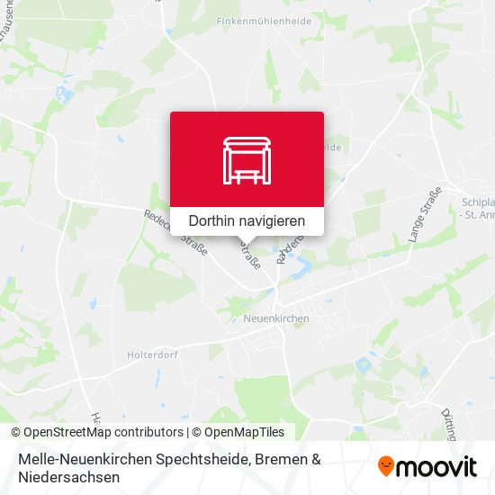 Melle-Neuenkirchen Spechtsheide Karte
