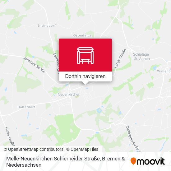 Melle-Neuenkirchen Schierheider Straße Karte