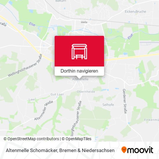Altenmelle Schomäcker Karte
