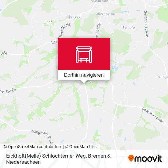 Eickholt(Melle) Schlochterner Weg Karte