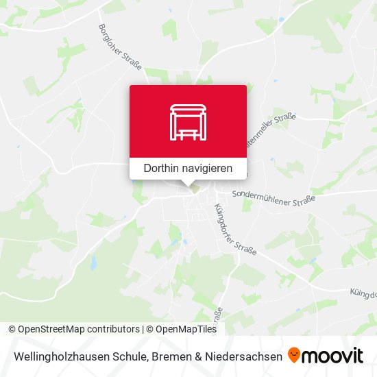 Wellingholzhausen Schule Karte