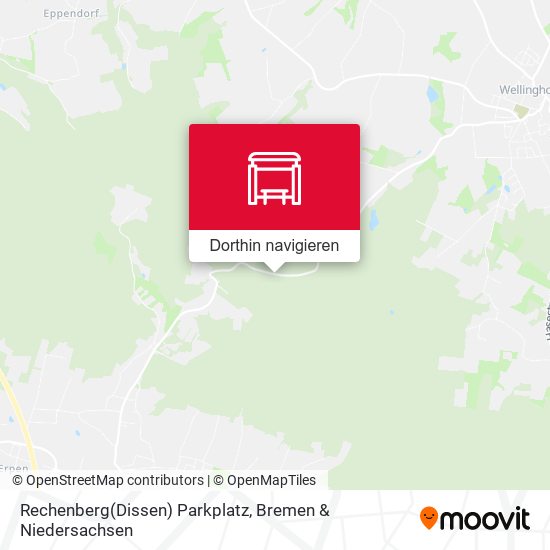 Rechenberg(Dissen) Parkplatz Karte