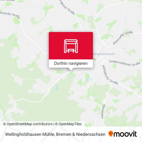 Wellingholzhausen Mühle Karte