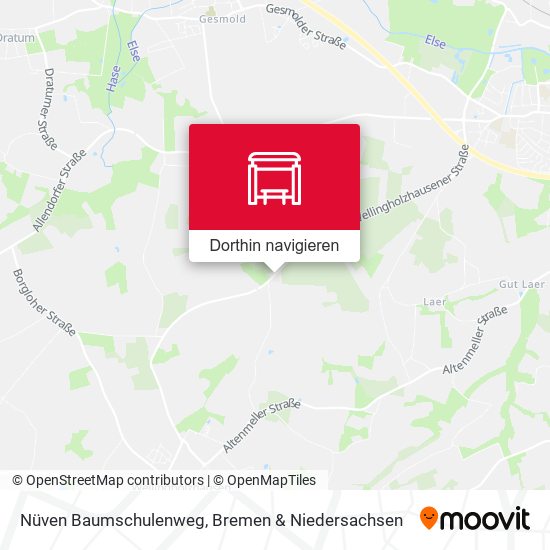 Nüven Baumschulenweg Karte