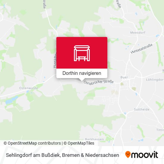Sehlingdorf am Bußdiek Karte