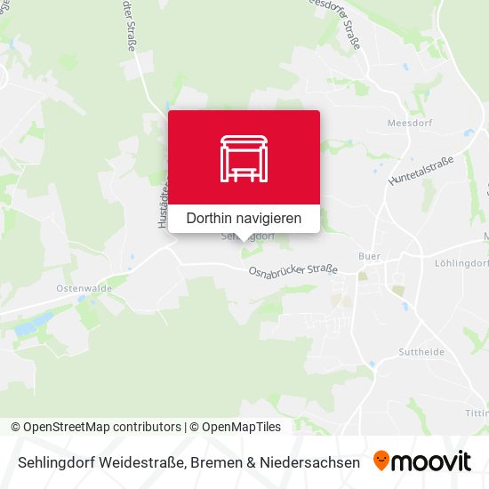 Sehlingdorf Weidestraße Karte