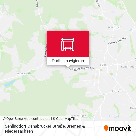 Sehlingdorf Osnabrücker Straße Karte