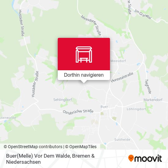 Buer(Melle) Vor Dem Walde Karte