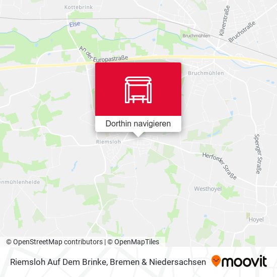 Riemsloh Auf Dem Brinke Karte